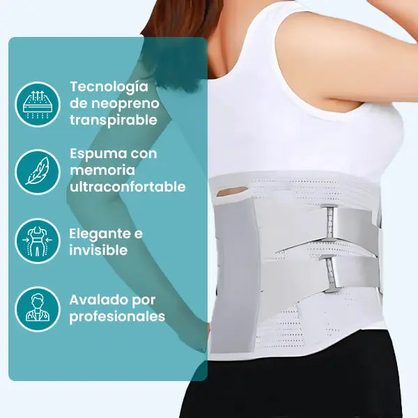 Cinturón de Soporte Lumbar Taquey 2.0